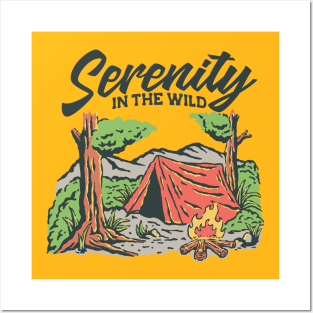 SERENITY IN THE WILD Posters and Art